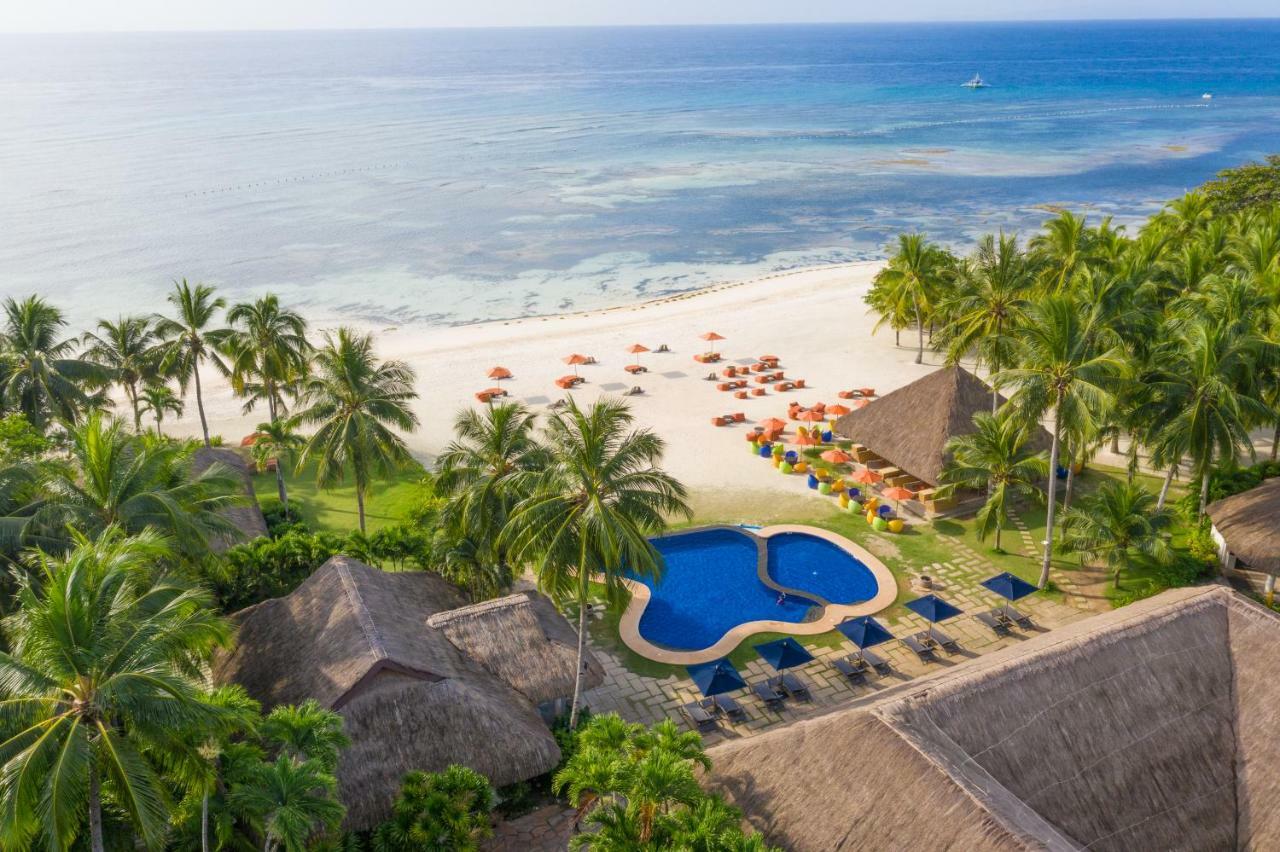 Oceanica Resort Panglao, Bohol Exterior foto Aerial view of the beach at the resort